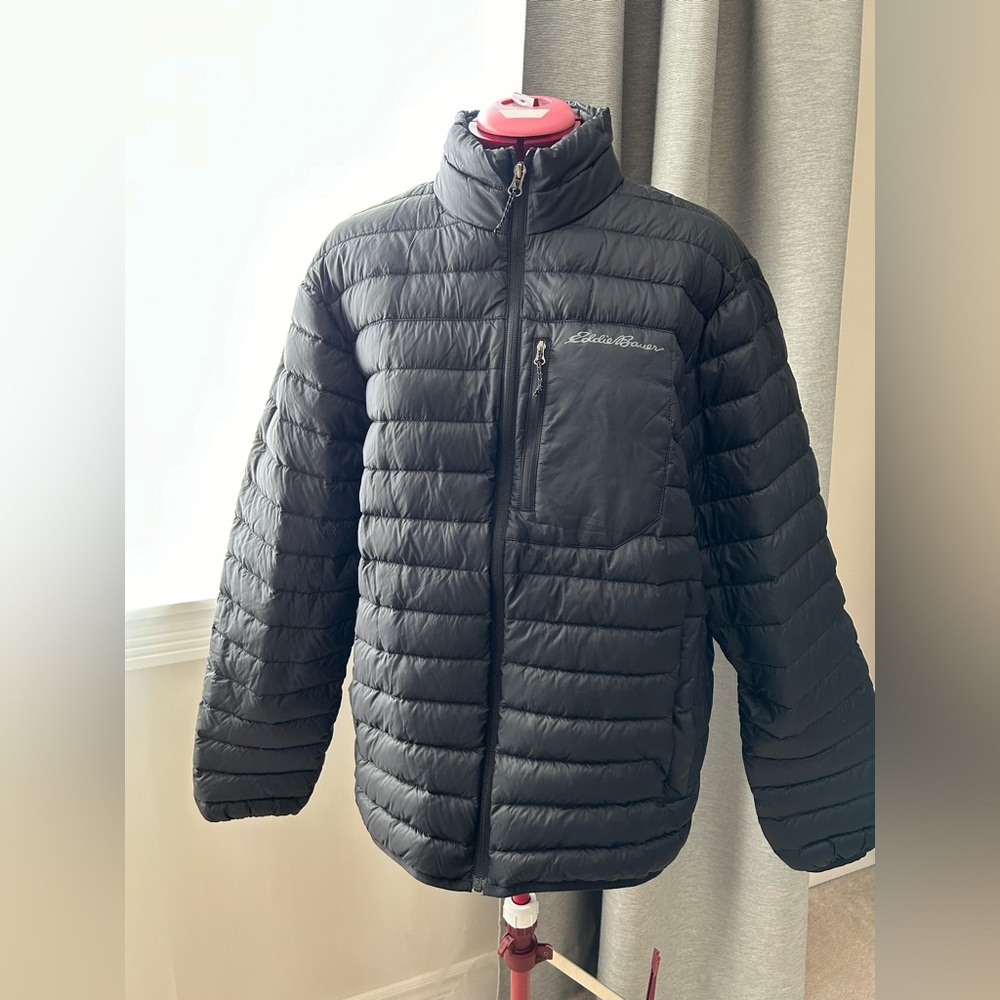 Eddie Bauer Black Quilted Jacket